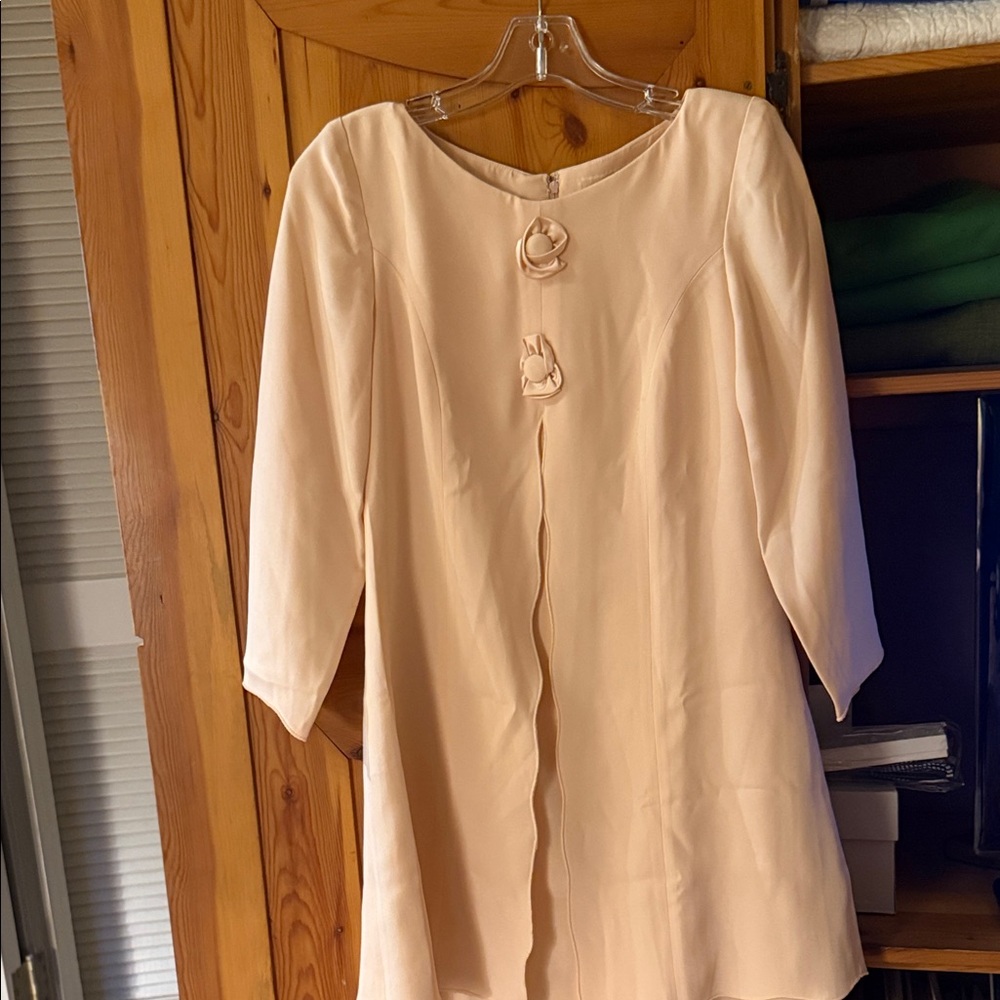 Chic Blush Women's Silk Dress